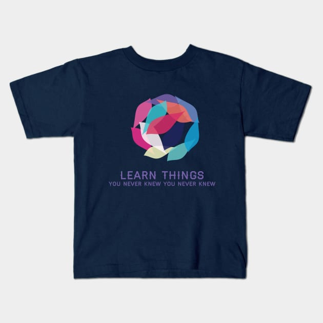 Learn Things Kids T-Shirt by DisneyPocketGuide